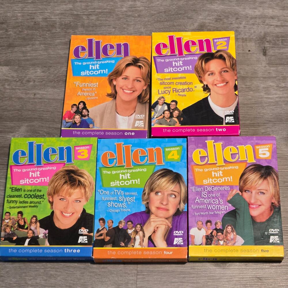 Ellen Show Seasons 1 to 5 DVD Boxed Sets Ellen DeGeneres TV